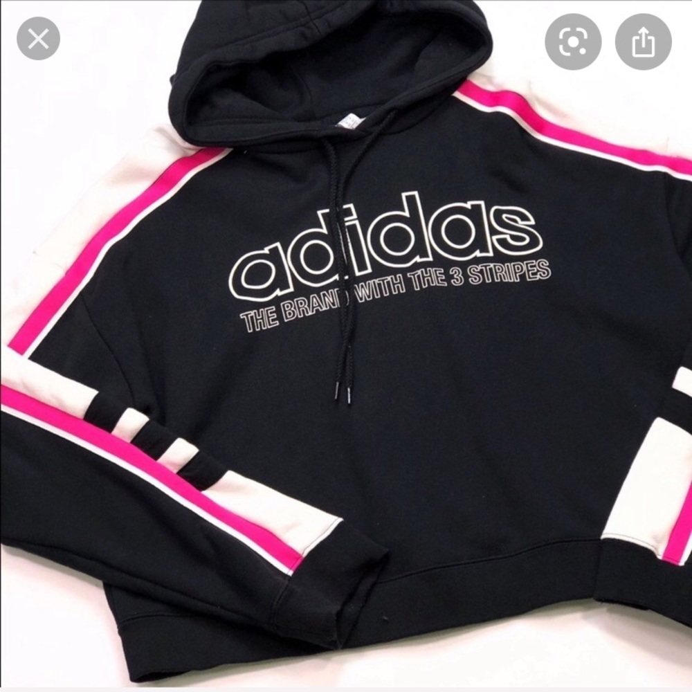 Adidas cropped hoodie